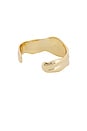 view 2 of 2 Wavy Days Cuff in Gold