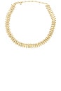 view 1 of 3 Metal Vortex Chain Necklace in Gold