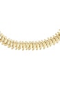 view 2 of 3 Metal Vortex Chain Necklace in Gold