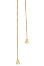 view 3 of 3 Metal Vortex Bolo Lariat Necklace in Gold