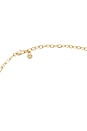 view 3 of 3 Liquid Melt And Pearl Lariat Necklace in Clear Crystal & Gold