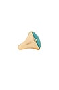 view 2 of 3 Bold Turquoise Ring in Turquoise & Gold