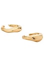 view 1 of 3 Liquid Lux Ear Cuff Set in Gold
