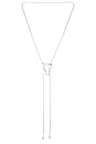 view 1 of 2 Molten Muse Bolo Lariat Necklace in Silver