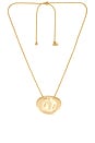 view 1 of 2 Molten Metal Collar Necklace in Gold