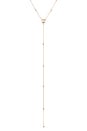 view 2 of 2 Santorini Shell Lariat Necklace in Gold