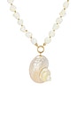 view 2 of 2 Sunken Treasure Shell Necklace in Gold