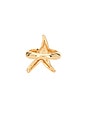 view 3 of 3 Starfish Wrap Ring in Gold