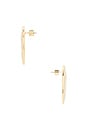 view 2 of 2 Molten Metal Statement Stud in Gold