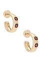 view 1 of 3 Everyday Mini Hoops in Gold