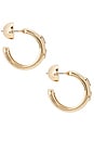 view 2 of 3 Everyday Mini Hoops in Gold