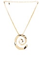 view 1 of 2 Aura Swirl Necklace in Gold