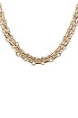 view 2 of 2 Woven Necklace in Gold