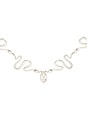 view 2 of 2 Snake Choker in Silver