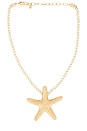 view 1 of 2 Starfish Statement Pendant Necklace in Gold
