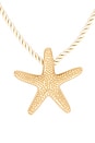 view 2 of 2 Starfish Statement Pendant Necklace in Gold