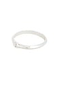 view 3 of 3 Base Stacking Bangle Bracelet in Silver