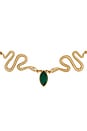 view 2 of 3 Serpentina Lariat in Green & Gold