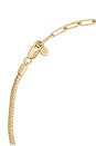 view 3 of 3 Liquid Resin Pendant Necklace in Beige & Gold