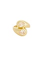 view 1 of 3 Radiant Gem Wrap Ring in Gold