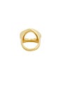 view 3 of 3 Open Circle Ring in Gold