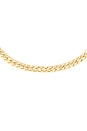 view 2 of 3 Flat Chain Necklace in Gold