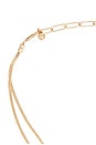 view 3 of 3 Open Circle Pave Necklace in Clear Crystal & Gold