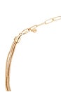 view 3 of 3 CUELLO CADENA MOLTEN SNAKE in Gold