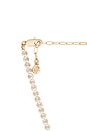 view 3 of 3 Luminous Love Tennis Necklace in Clear Crystal & Gold