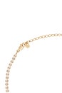 view 3 of 3 Simple Sparkline Necklace in Clear Crystal & Gold