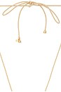 view 3 of 3 COLLAR COLGANTE NATURAL CORD FLOWER in Gold