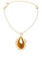 view 1 of 3 COLLAR COLGANTE ACRYLIC in Caramel