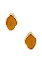 view 1 of 2 Molten Treasure Stud Earrings in Caramel
