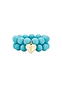 view 2 of 6 Luck And Love Turquoise Bracelet Set in Turquoise