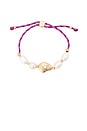 view 2 of 3 Gold And Pearl Cord Bracelet in Gold & Pearl