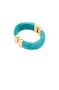 view 3 of 3 Carved Relic Cuff in Turquoise