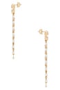 view 2 of 2 Mykonos Shell Dangle Earrings in Gold