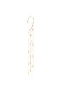 view 1 of 3 Linear Chains Statement Ear Cuff in Clear & Gold