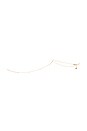 view 3 of 5 Santorini Shell Foot Chain in Gold