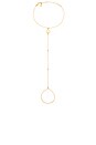 view 4 of 5 Santorini Shell Foot Chain in Gold