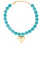 view 1 of 2 Luck And Love Turquoise Necklace in Turquoise & Gold