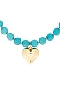 view 2 of 2 Luck And Love Turquoise Necklace in Turquoise & Gold