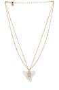 view 1 of 2 Deep Ocean Shark Necklace in Gold