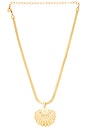 view 1 of 2 Herringbone Shell Necklace in Gold