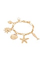view 1 of 3 Oceanic Dreams Charm Bracelet in Gold