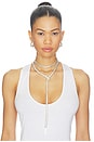 view 6 of 6 COLLAR LARIAT WRAP in Silver