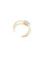 view 3 of 3 MANCHETTE DESERT in Turquoise & Gold