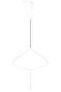 view 1 of 2 Dainty Crystal Body Chain in Gold