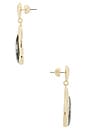 view 2 of 2 Abalone Hidden Gem Dangle Earrings in Gold