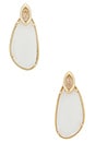 view 1 of 2 Majestic Stone Earrings in Gold